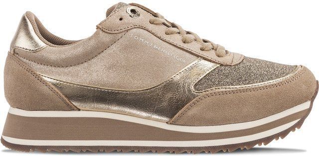 tommy hilfiger metallic retro runner