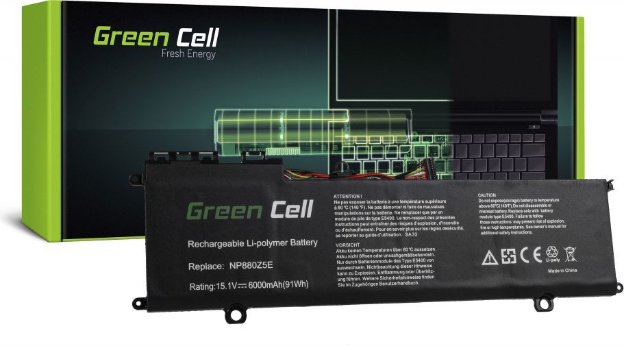 Bateria Green Cell AA-PLVN8NP Samsung (SA33) 1