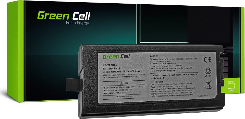 Bateria Green Cell CF-VZSU29 do Panasonic CF29 CF51 CF52 (PS01) 1