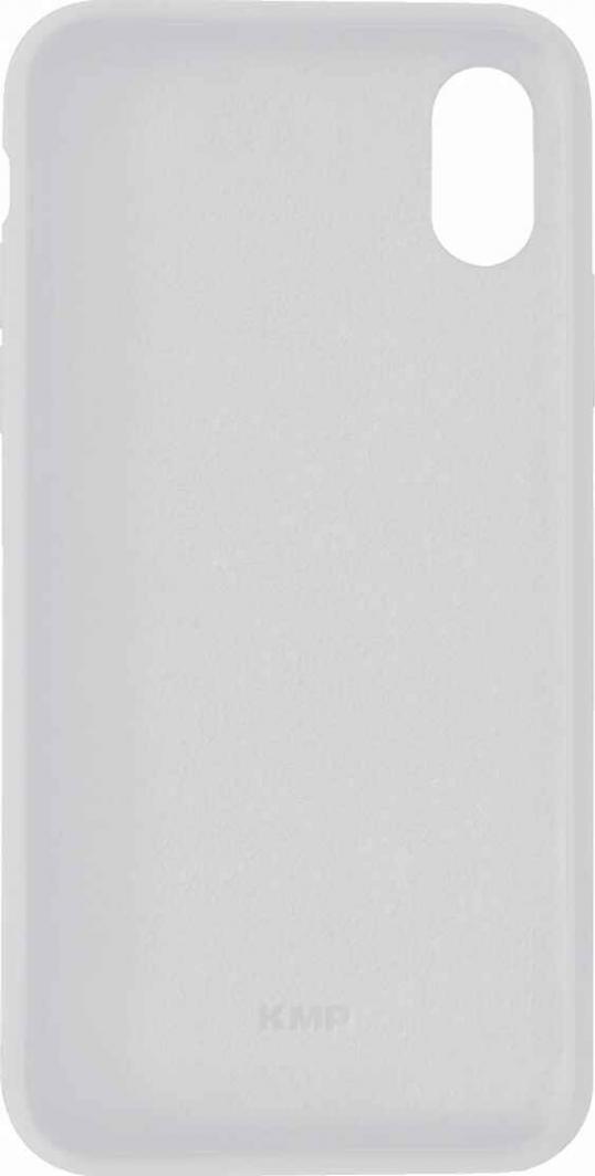 KMP Printtechnik AG Etui Silikon Case iPhone XS szare 1
