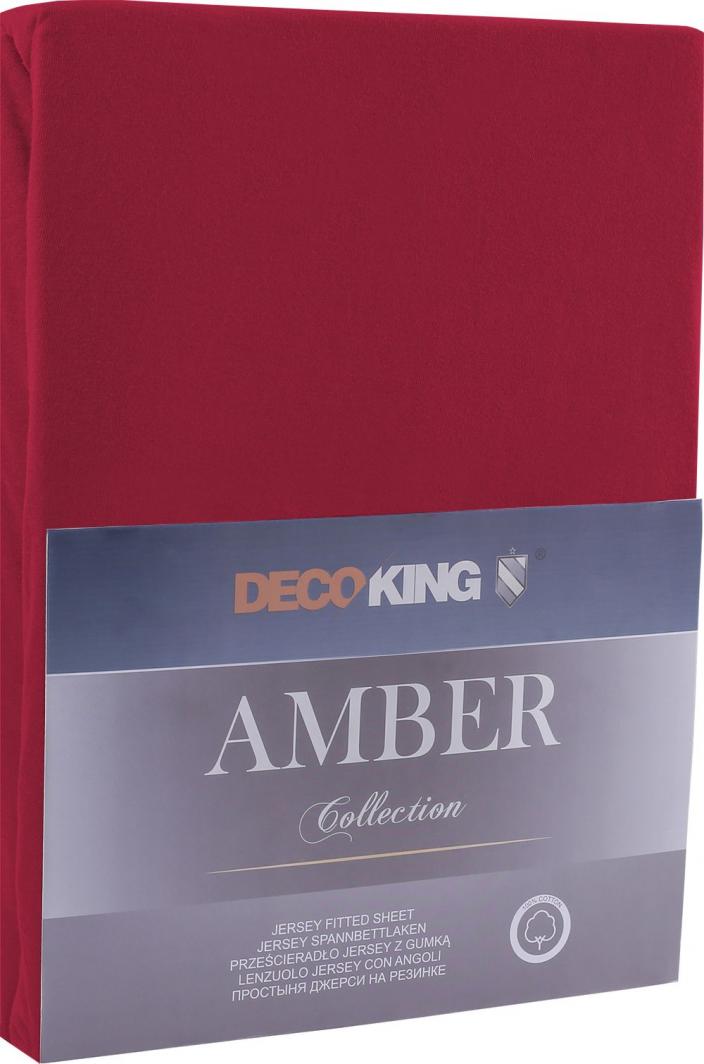 Decoking Prześcieradło Amber Maroon r. 90x200cm 1
