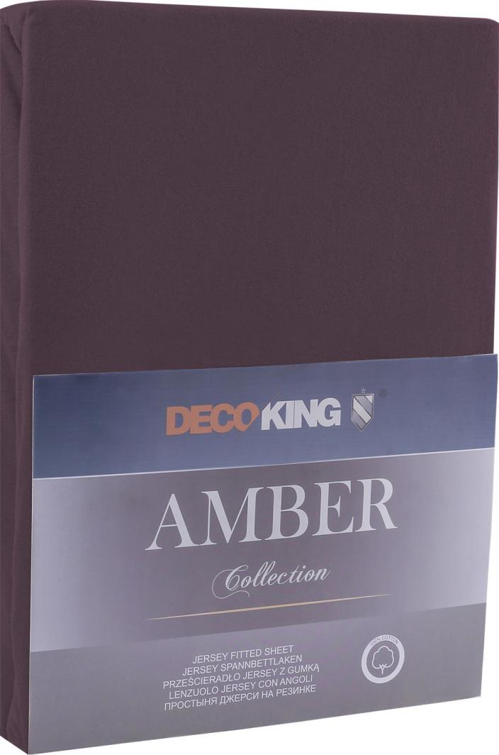Decoking Prześcieradło Amber czekoladowy r. 200x240 cm 1