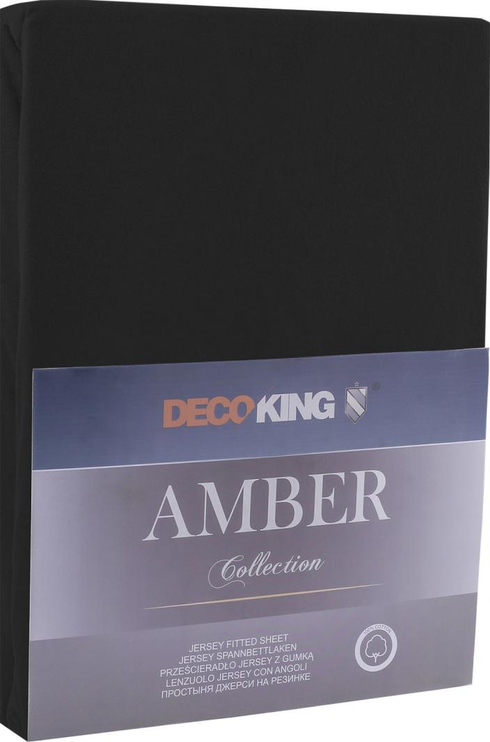 Decoking Prześcieradło Amber czarne r. 240x200 cm 1