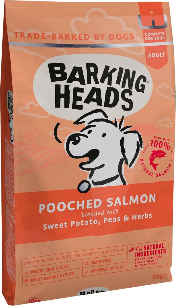 Barking Heads Barking Heads sausas maistas Pooched Salmon 12 kg ...