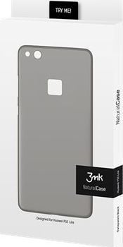 3MK Apsauginė nugarėlė 3MK Natural Case, skirta Huawei P10 Lite telefonui, juoda 1