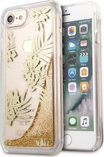 Guess GUESS GUHCP7GLUPRG Liquid Glitter Hard plastic back cover case Apple iPhone 6 / 6S / 7 4.7inch Palm Green 1
