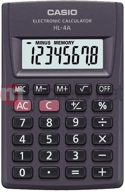 Kalkulator Casio HL-4A-S 1
