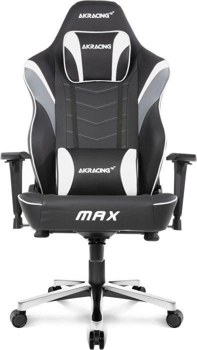 Fotel AKRacing Master MAX czarno-biały (AK-MAX-WT) 1