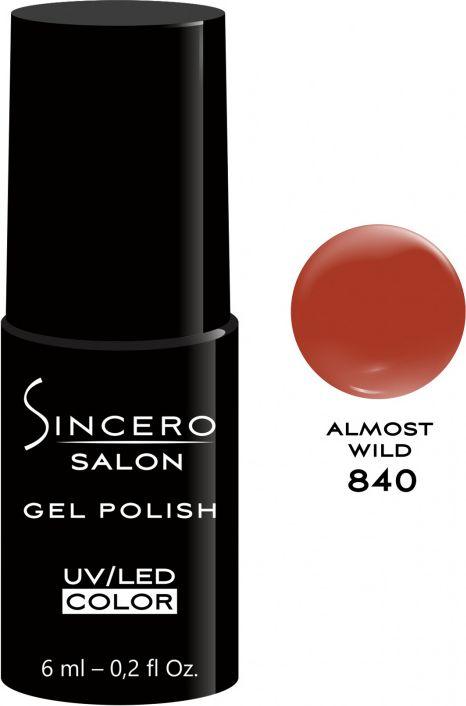 Ineza Żelowy lakier do paznokci Sincero Salon 6 ml Almost Wild 1