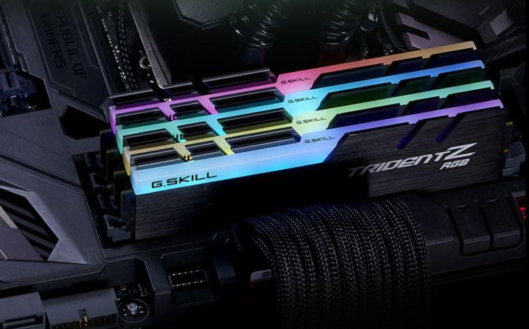 G.Skill Trident Z RGB, DDR4, 32 GB, 4000MHz, CL19 (F4-4000C19D-32GTZR ...