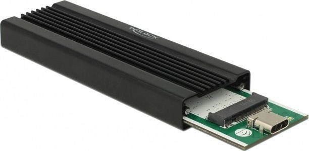 Connectland BE-M2-NVMe-ILLUMINATED-1920333 Boîtier SSD externe, M.2 PCIe  NVMe vers USB C