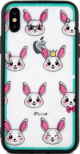 Beline Etui Hearts Sam J610 J6 Plus 2018 wzór 2 clear (rabbits) 1