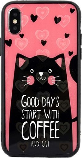 Beline Etui Hearts Sam A600 A6 2018 wzór 6 (cat pink) 1