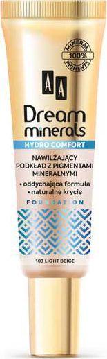 AA Dream Minerals Podkład nawilżający Hydro Comfort nr 103 Light Beige 30ml 1