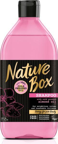 Nature Box Almond Oil Szampon do włosów wzmacniający 385ml 1