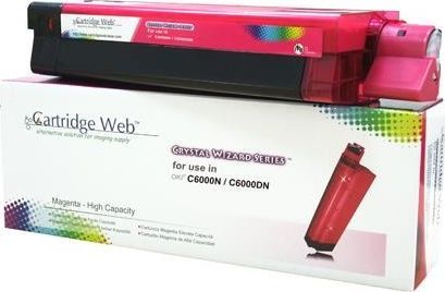 Toner Cartridge Web Magenta Zamiennik 43487710 (CW-O8600MN) 1