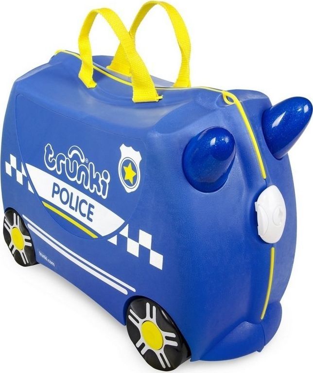 Trunki Vaikiškas lagaminas Trunki Percy Police car 1