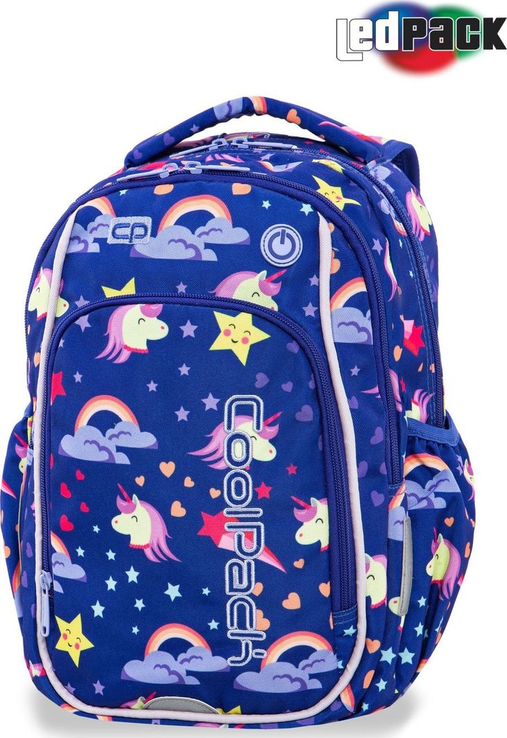 Coolpack Laisvalaikio kuprinė COOLPACK STRIKE LED UNICORNS/VIENARAGIAI 1