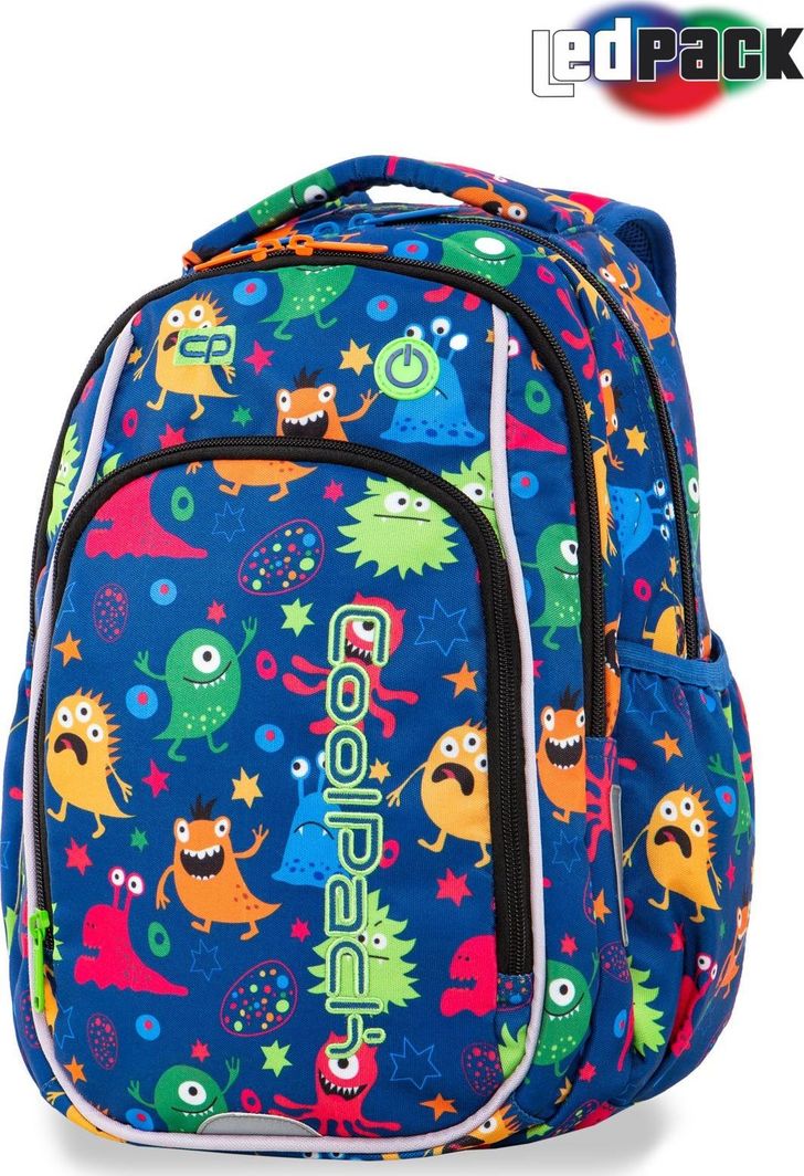Coolpack Laisvalaikio kuprinė COOLPACK STRIKE LED FUNNY MONSTERS 1