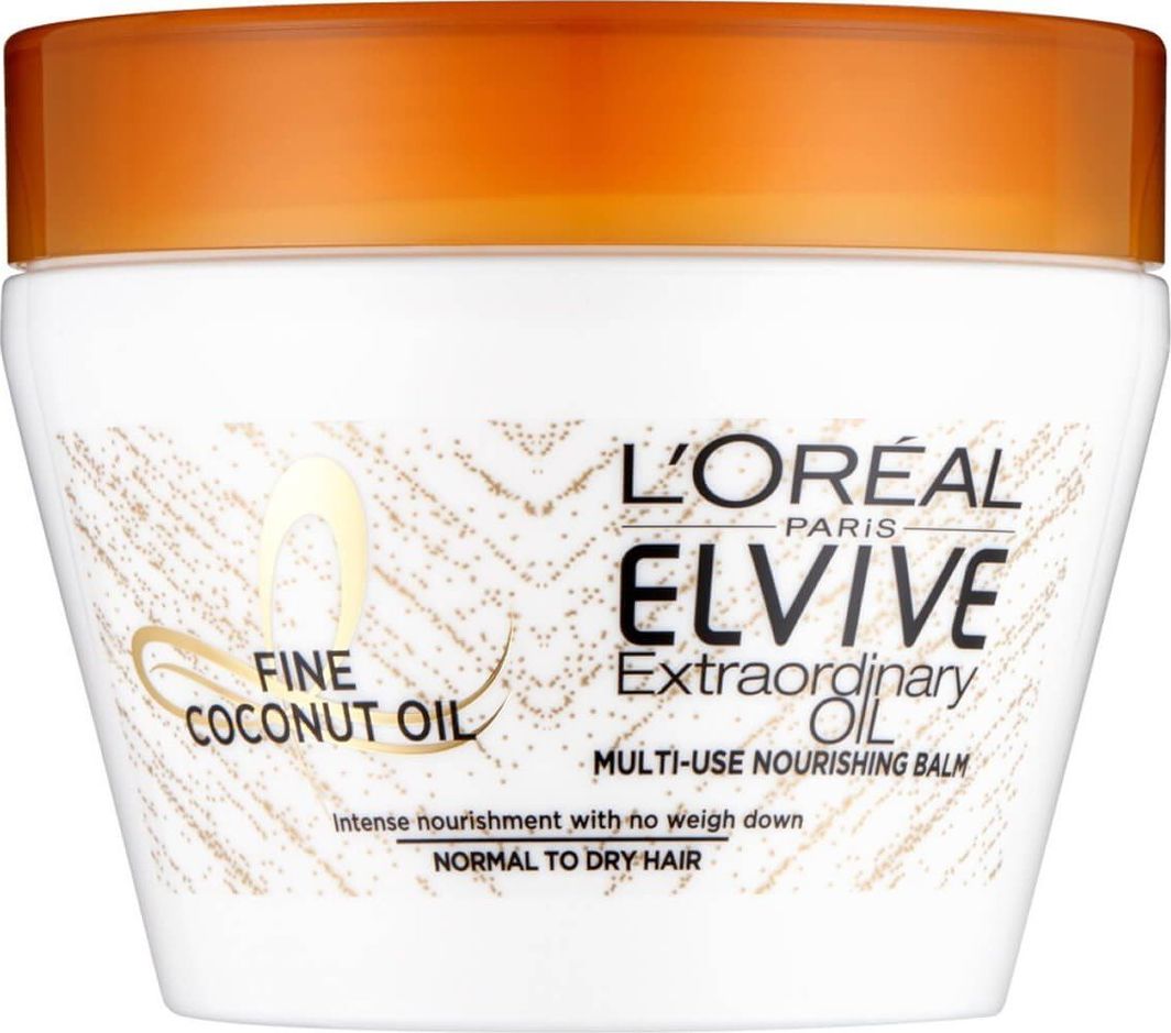 L’Oreal Paris Plaukų kaukė su kokosų aliejumi L'Oreal Paris Elvital Extraordinary Oil 300 ml 1