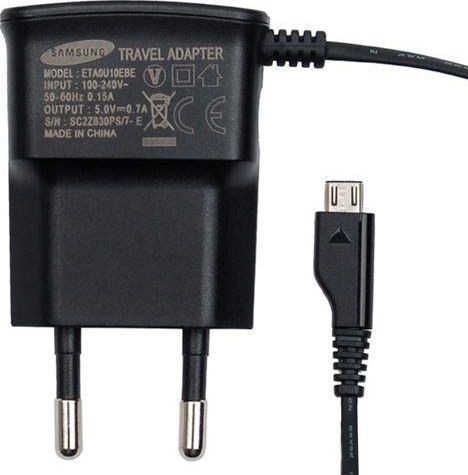Samsung Micro USB ETA0U10EBE 700mAh Bulk w Uniwersalna ładowarka 5V do kabli USB Ładowarki Obroza