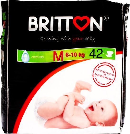 Britton pieluchy M, 6-10 kg, 42szt. 1