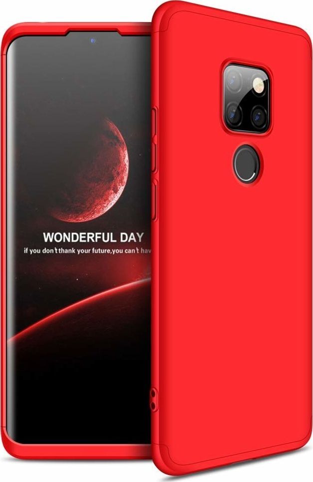 Hurtel 360 Protection etui na całą obudowę przód + tył Huawei Mate 20 czerwony uniwersalny 1