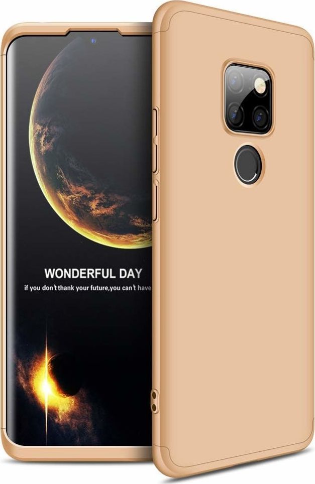 Hurtel 360 Protection etui na całą obudowę przód + tył Huawei Mate 20 złoty uniwersalny 1