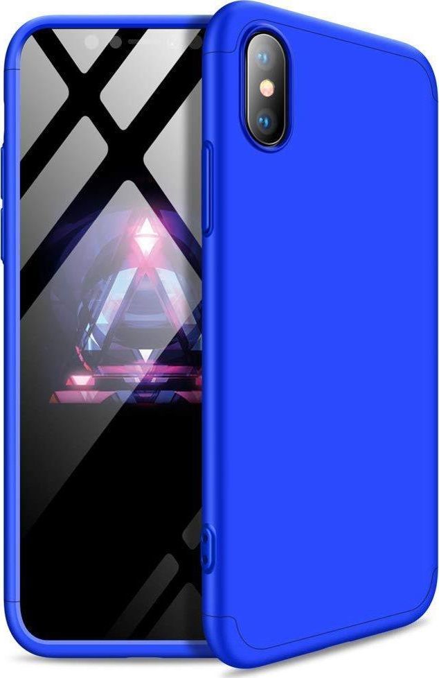 Hurtel 360 Protection etui na całą obudowę przód + tył iPhone XR niebieski uniwersalny 1