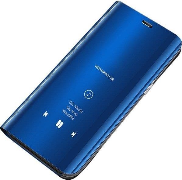 Hurtel Clear View Case futerał etui z klapką Samsung Galaxy J6 Plus 2018 J610 niebieski uniwersalny 1