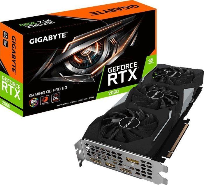 Karta graficzna Gigabyte GeForce RTX 2060 Gaming OC Pro 6GB GDDR6 REV 2.0 (GV-N2060GAMINGOC PRO-6GD 2.0) 1