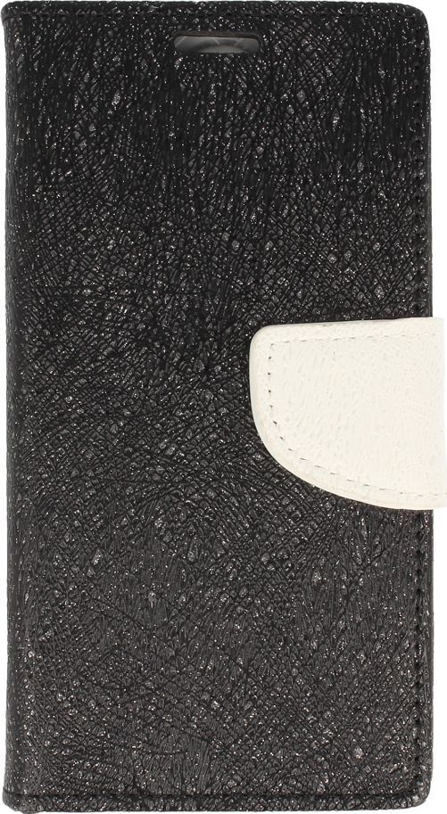 Etui portfel fancy SAMSUNG J5 2017 czarno-biały shine uniwersalny 1