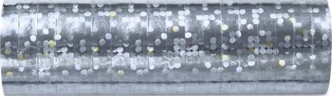 Party Deco Serpentyny holograficzne, srebrne, 3,8m, 18 szt. uniwersalny 1