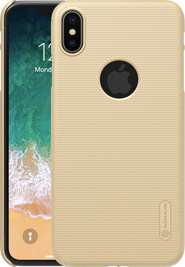 Nillkin Etui Frosted iPhone XS MAX Gold 1