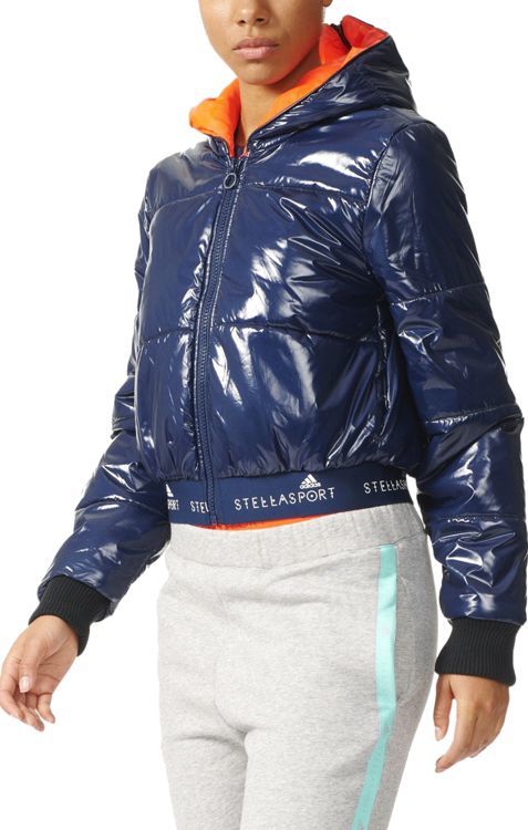 Granatowa kurtka adidas Stella McCartney
