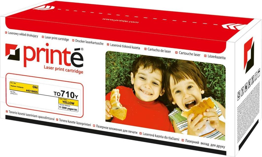 Toner Printe FCPPRT0710YN Yellow Zamiennik 44318605 (FCPPRT0710YN) 1