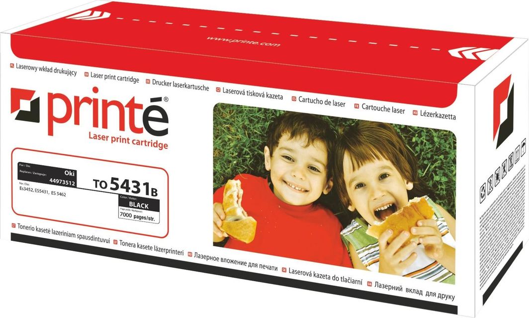 Toner Printe FCPPRTO5431B Black Zamiennik 44973512 (FCPPRTO5431B) 1