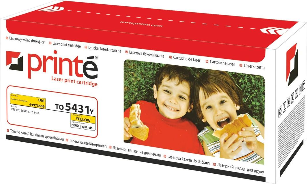 Toner Printe FCPPRTO5431Y Yellow Zamiennik 44973509 (FCPPRTO5431Y) 1