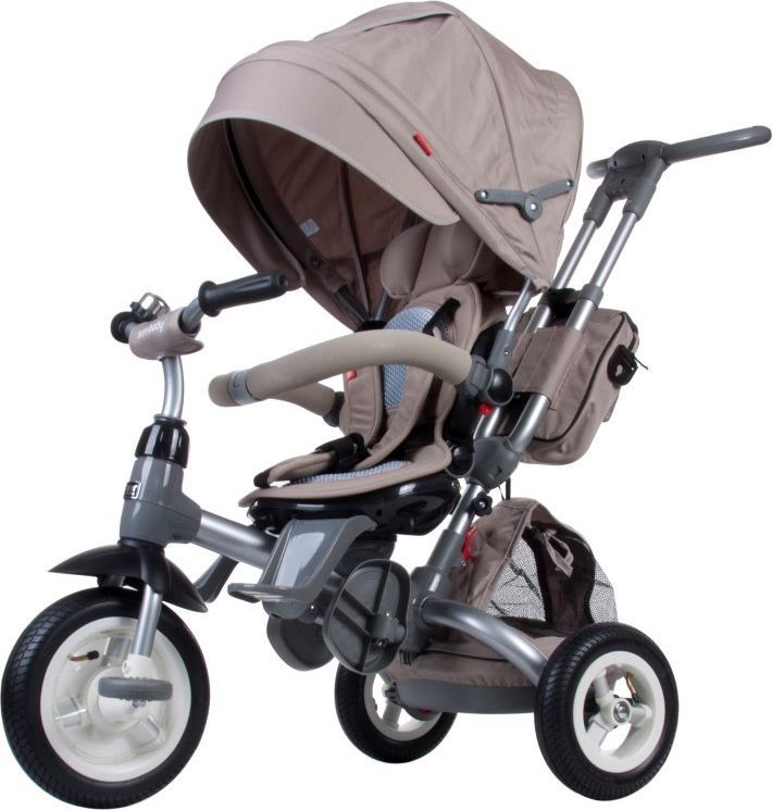 Sun Baby Rowerek trójkołowy Little Tiger pompowane koła - beżowy 1