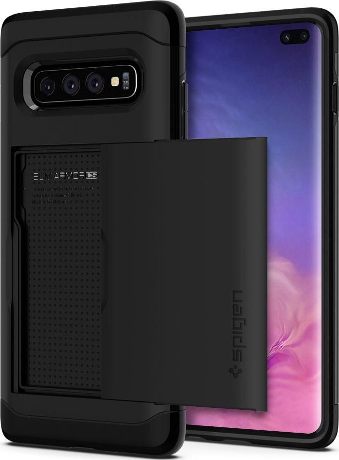 Spigen Nakładka Slim Armor CS do Samsung Galaxy S10+ czarna 1