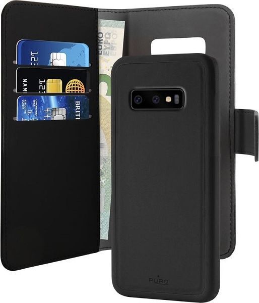 Puro Etui Wallet Detachable Galaxy S10 czarne 1