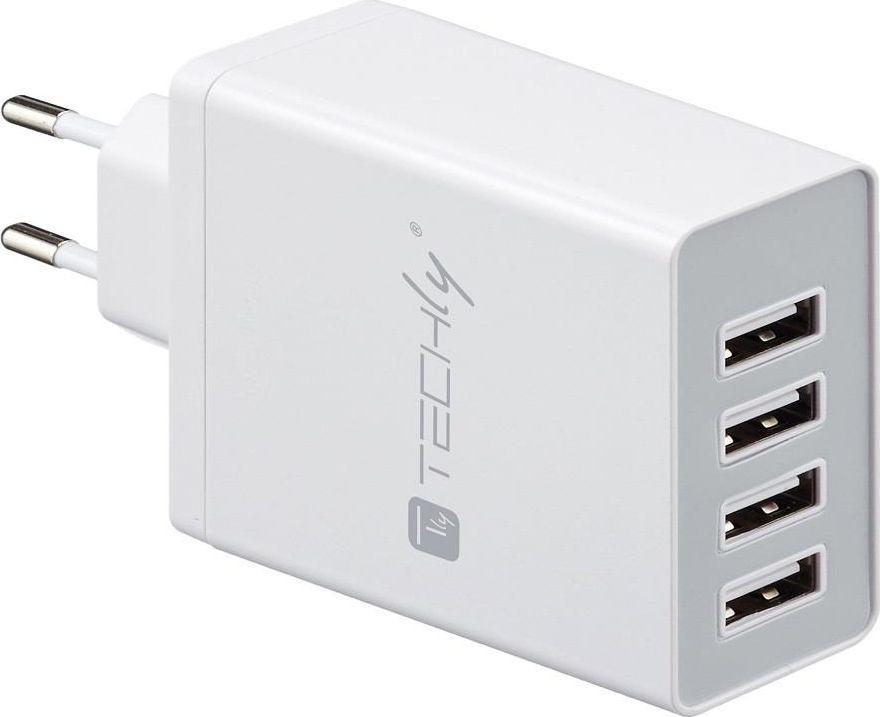 Ładowarka Techly 4x USB-A 2.4 A (102949) 1