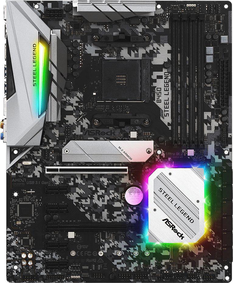 ASRock B450 STEEL LEGEND - Płyta główna - Morele.net