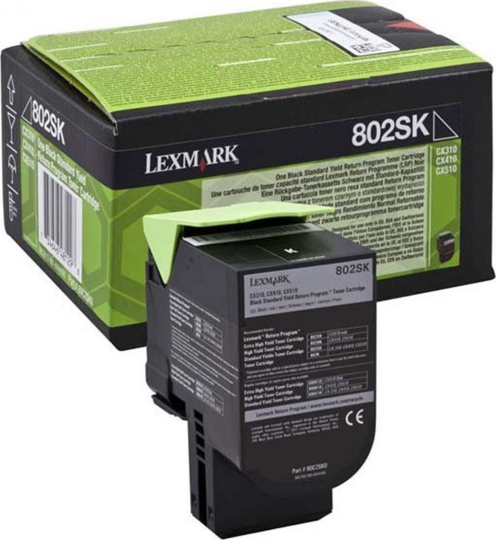 Toner Lexmark 80C2SK0 Black Oryginał  (80C2SK0) 1