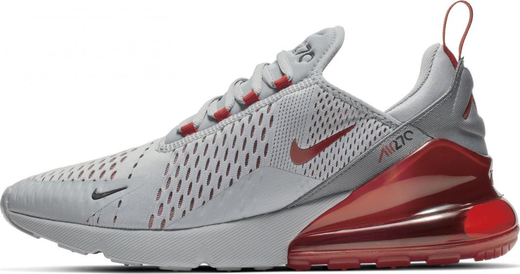 Nike Buty męskie Air Max 270 szaro-czerwone 43 (AH8050 018