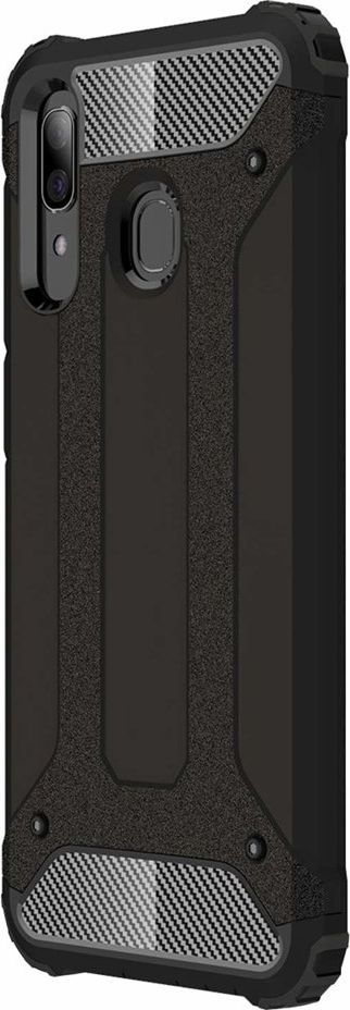 Hurtel Hybrid Armor pancerne hybrydowe etui pokrowiec Samsung Galaxy A30 czarny uniwersalny 1