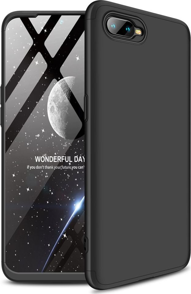 Hurtel 360 Protection etui na całą obudowę przód + tył Oppo RX17 Neo czarny uniwersalny 1