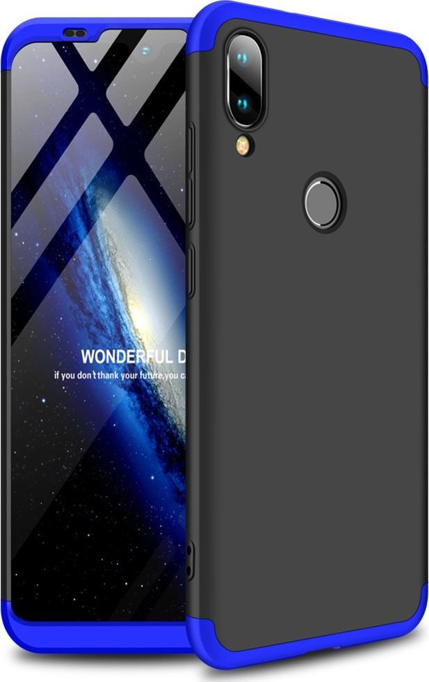 Hurtel 360 Protection etui na całą obudowę przód + tył Xiaomi Mi Play czarno-niebieski uniwersalny 1