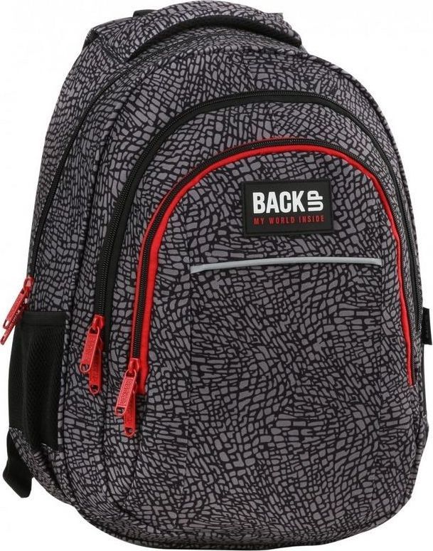 Derform Plecak szkolny H38 BackUp szary 1