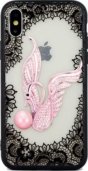 Beline Etui Lace 3D Galaxy A7 2018 swan 1